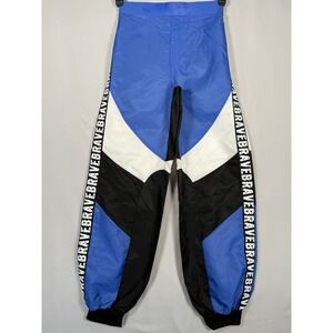 26x 30 in Jogger Pants Men's Teens blue‎ black, white Brave Brave...Better Be Sm